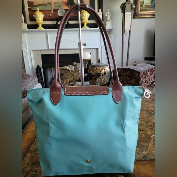 Longchamp Green Foldable Nylon Tote - Picture 10 of 12